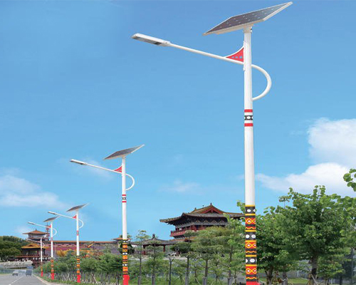 洛隆民族特色路灯